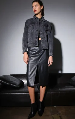 Walter Baker Shawna Jacket, Black Wash^Women Jackets