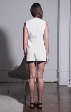 Walter Baker Starla Vest, White^Women Jackets