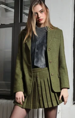 Walter Baker Stormi Blazer, Leaf Herringbone^Women Jackets