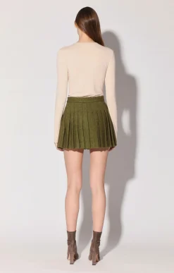 Walter Baker Susanna Skirt, Leaf Herringbone^Women Bottoms