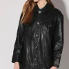 Walter Baker Sutton Jacket, Black - VT Wash Leather^Women Leather | Jackets