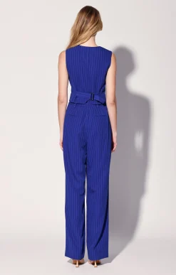 Walter Baker Tammy Pant, Royal Blue Pin Stripe^Women Bottoms