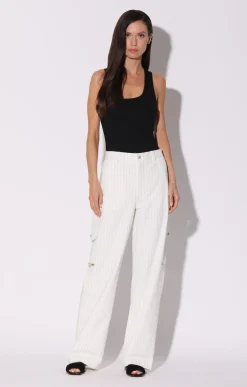 Walter Baker Tommy Pant, Chicago Pin Stripe^Women Bottoms