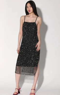 Walter Baker Tori Dress, Swirl Sequin^Women Dresses